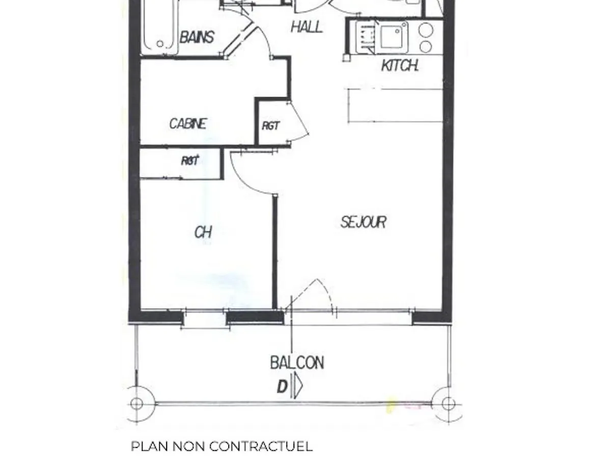 Appartement Ski Aux Pieds, 6 Pers, Balcon Sud-Ouest, Animaux Acceptes - Les Menuires - Fr-1-452-97 Saint-Martin-de-Belleville 0*,  France